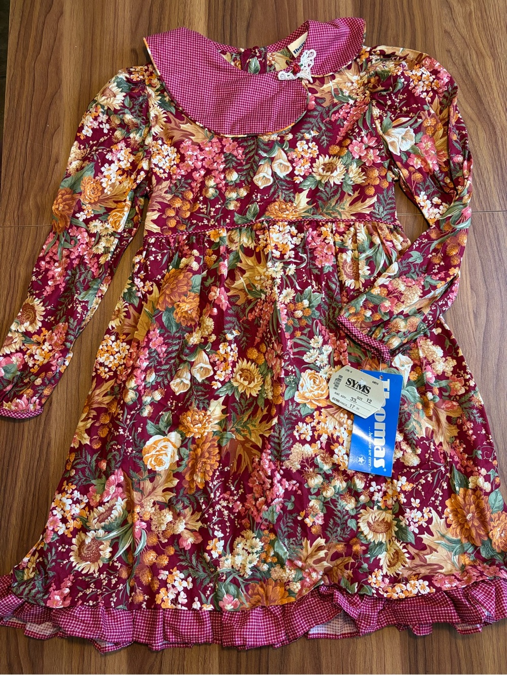 NWT Vintage size 12 Thomas Floral Dress